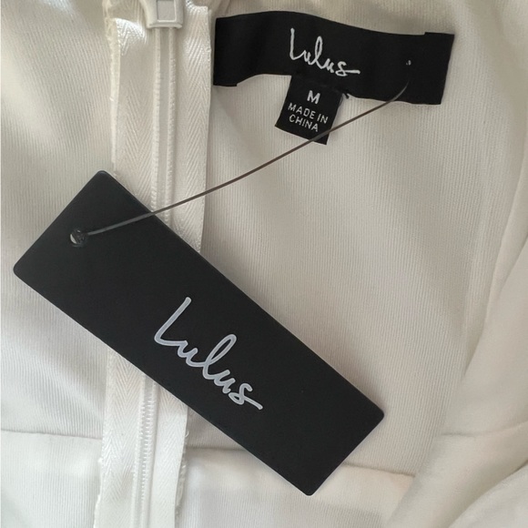 Lulus One Shoulder White Dress - Picture 6 of 6